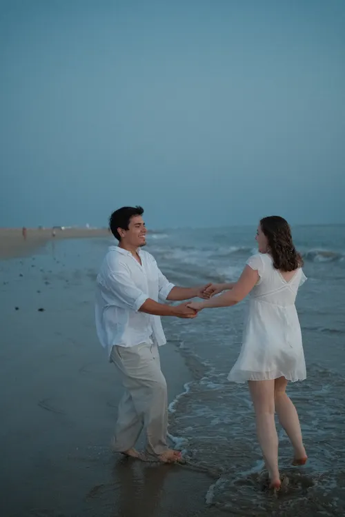 Couple photoshoot on the Costa de la Luz